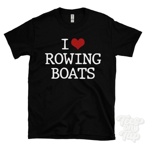 Love rowing boats shirt - rowing,