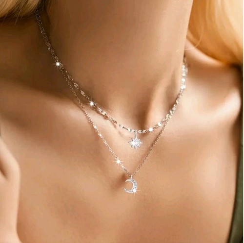925 sterling silver crystal - silver,