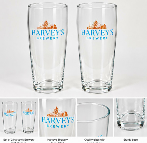 Harvey brewery pint - brewery,