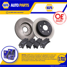 2x Solid Brake Discs and Pads