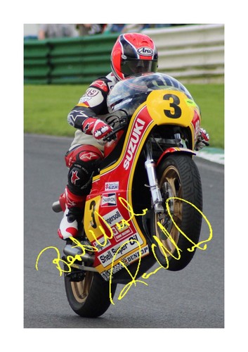 Randy mamola signed mounted - randy,