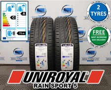 X2 195 55 16 195/55R16 87H UNIROYAL RAIN SPORT 5 NEW TYRES *GREAT 'A' WET GRIP!*