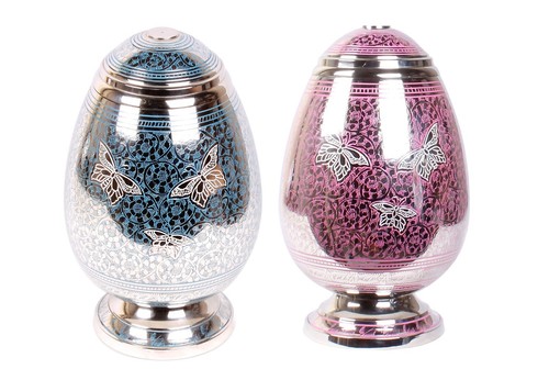 Large brass cremation - cremation, for