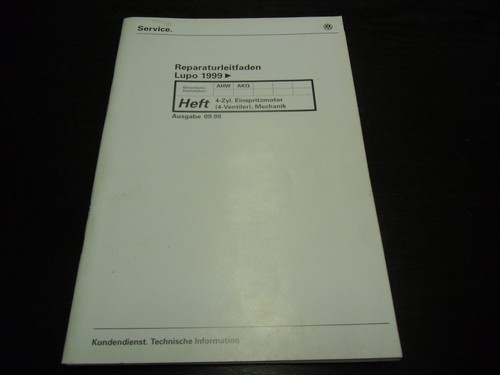 Workshop manual lupo 4 - workshop,
