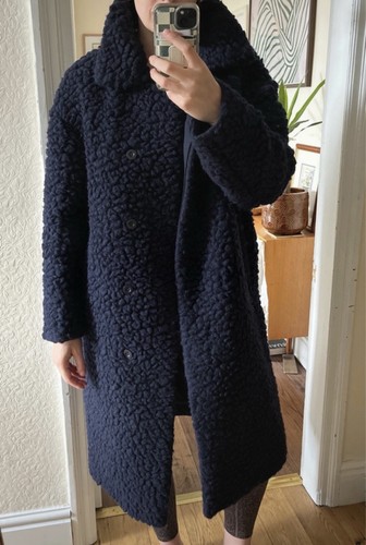 Cos wool teddy fleece coat - cos,