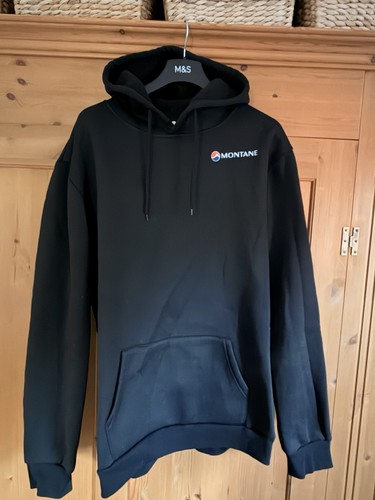 Montane hoodie black xxl - black, used