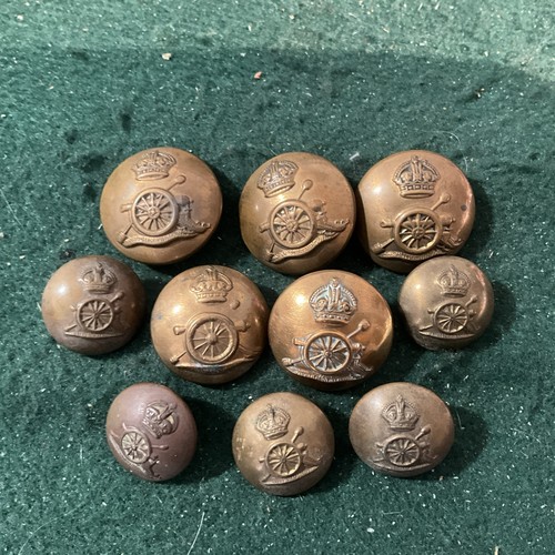 10x royal artillery brass - artillery,