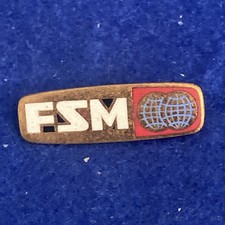 Federation Syndicale Mondiale FSM International Trade Union Movement Pin Badge