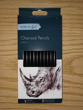 12 Charcoal Pencils, Artist Drawing Painting Sketching  pencil