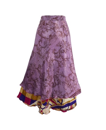 Sari silk wrap - sari, skirt