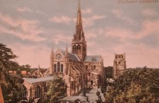 Vintage Postcard Chichester Cathedral 1903 Postmark