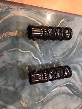 1x Pair 19mm Gun Metal Finials