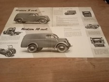 Fordson 5 and 10 cwt sales brochure 7Y E83W 1937 39 sidevalve E93A vintage Ford