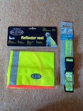 Dog Reglector Vest And Collar