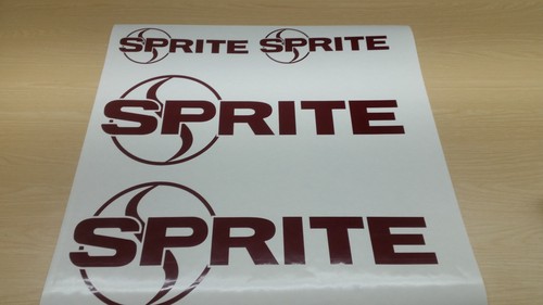 Sprite caravan decals set - sprite,