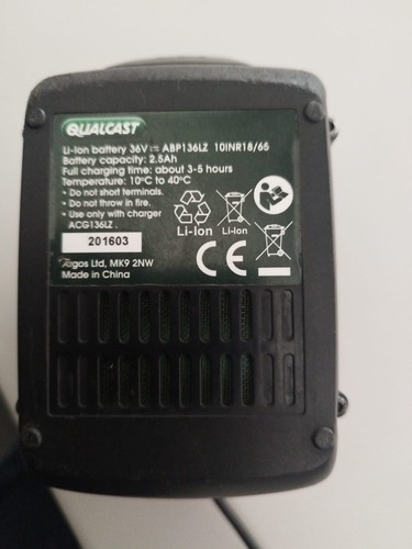 Qualcast 36v lithium - 36v, ion