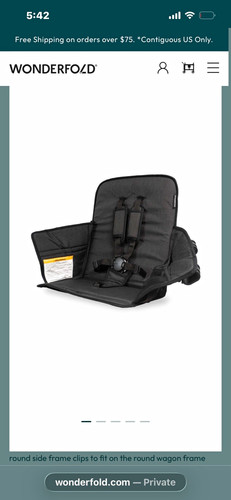Wonderfold black wagon - black,