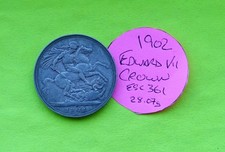 1902 UK Silver CROWN coin