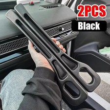 2pc Car Seat Gap Filler Organizer Storage Box Universal Leak-Proof Plug Strip UK
