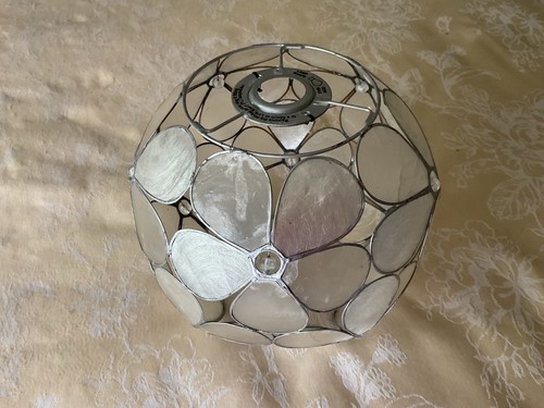 Vintage capiz shell light - vintage,
