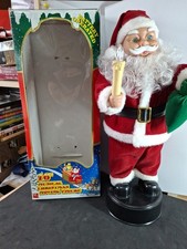 Battery  Operated  16 Inch Musical Moving Santa Figure