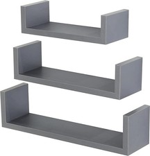 Set of 3 Floating Shelves Wall