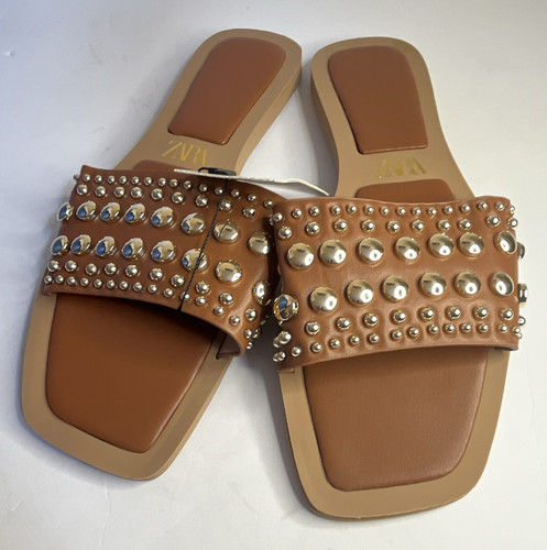 Zara women slide sandals - zara,