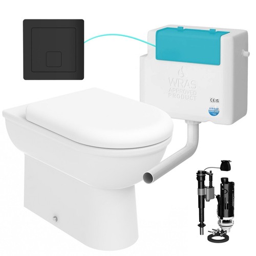 Back wall toilet shape - wall,