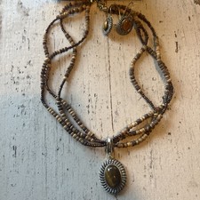 Avon Tigers Eye Pendant