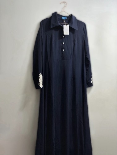 Abaya dress with lace and - with,