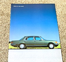 MERCEDES BENZ 450 SEL 6.9 - FRAMEABLE ART ORIGINAL IMAGE fr CLASSIC CAR MAGAZINE
