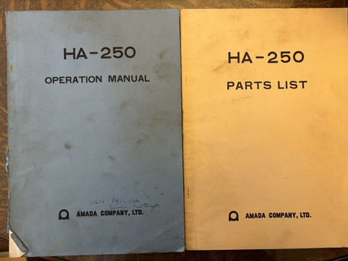 Amada ha250 - ha250, (original)