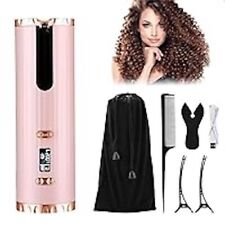 Automatic Hair Curler Cordless Curling Iron Curly Wavy Hair Styler Auto Rotating