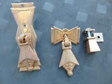 Lot 3 x Vintage Art Deco Brass