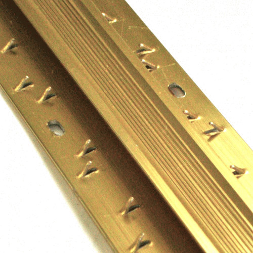 Brass carpet double door bars - brass,