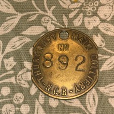 THURCROFT 892 COLLIERY MINERS PIT CHECK