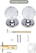 Crystal Door Handles (1 Pair)