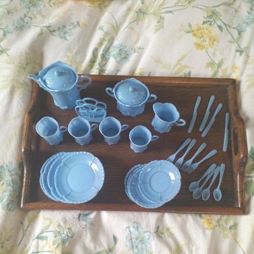 Vintage art deco - art, blue