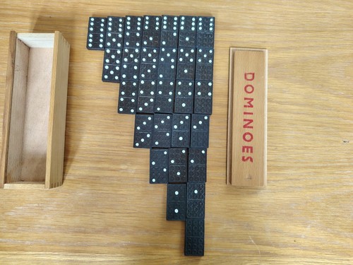 Vintage dominoes set pieces - set, 28