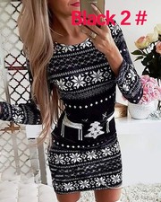 Women Christmas Bodycon Shirt