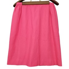 Tudor Spun Pink Wool Skirt