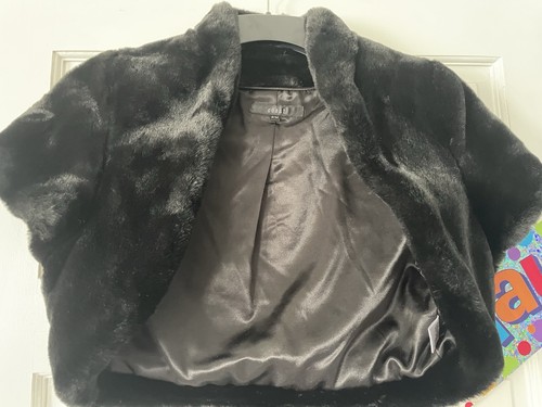 Coast black faux fur - faux,