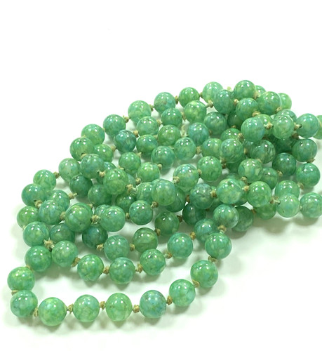 Vintage long beads glass - beads,