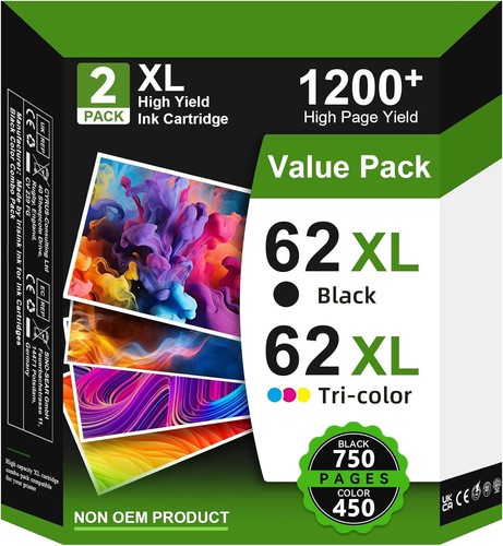 Ink cartridge for 62xl - cartridge,