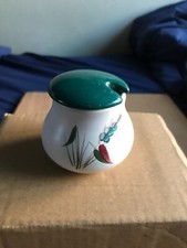 Denby Greenwheat Mustard Pot