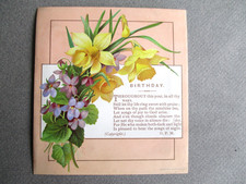 Victorian Birthday Greetings