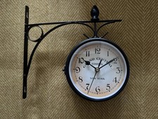 VINTAGE CLOCK DOUBLE SIDED
