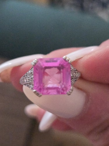 Pink french sapphire style - pink,