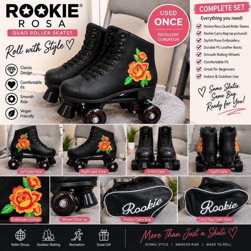 Rookie rosa black quad roller - rosa,