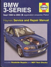 BMW 3 SERIES,E46,316i,318i,320i,323i,325i,328i,330i,HAYNES MANUAL 1998-2003